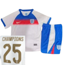 2025/26 England Euro25 Champions Home Kit [Kids] - Inc Printing