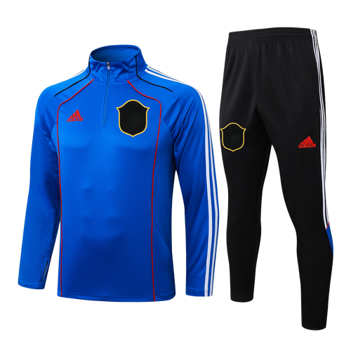 2025/26 Manchester Red Army Tracksuit 1/2 Zip Prematch Blue