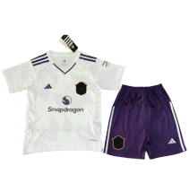 2025/26 Manchester Red Army Away Kit - Purple Shorts [Kids]
