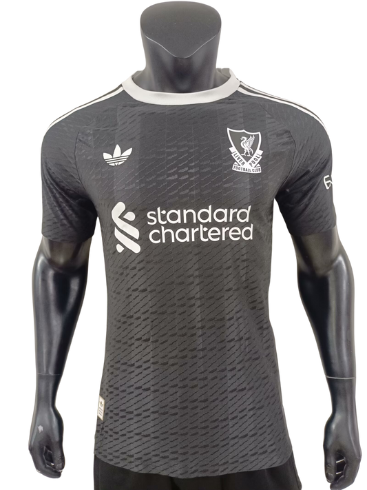 *NEW* 2025/26 Liverpool Black Goalkeepers Player Version Jersey [Leaked]