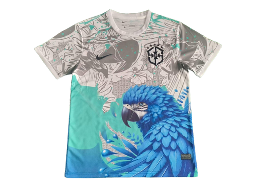 Brazil 2025 Blue Parrot Limited Edition Fan Version Jersey