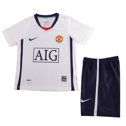 Manchester United 2008-09 Away Kids Retro Kit