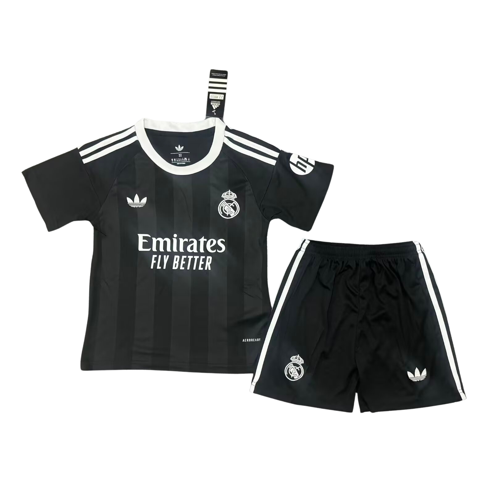 2025/26 Real Madrid Goalkeeper Black Kit [Kids]