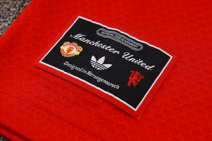 *NEW* 2025/26 Manchester United Terrace Icon Red Polo & Black Joggers
