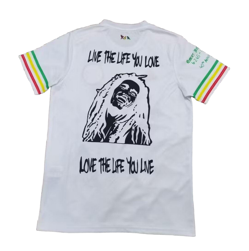 2025/26 Ajax Bob Marley White Jersey [Fan]