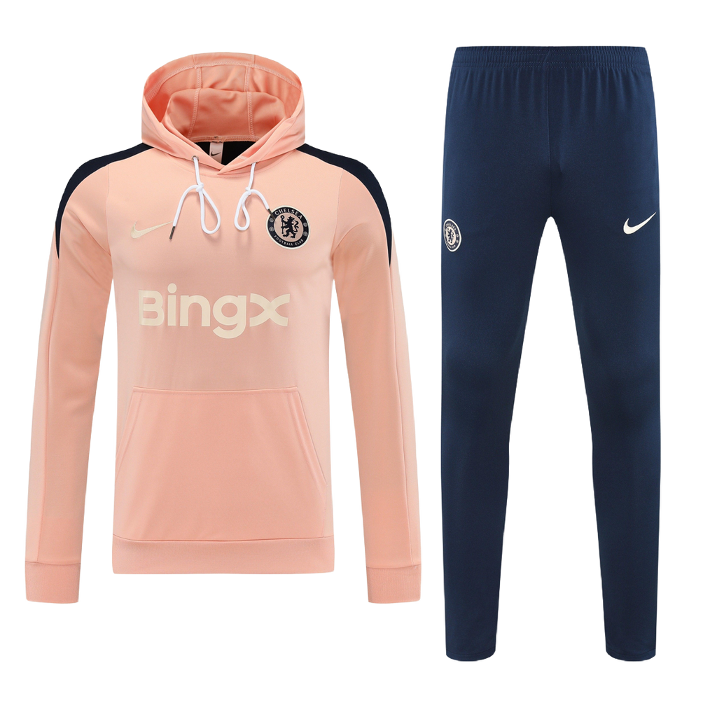 2025/26 Chelsea Hooded Peach Tracksuit [Adults]