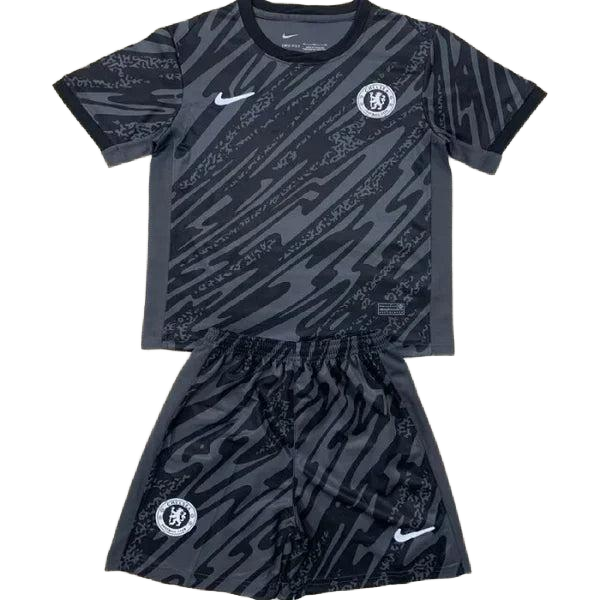 Chelsea 2024/25 Goalkeeper Black Kit [Kids]