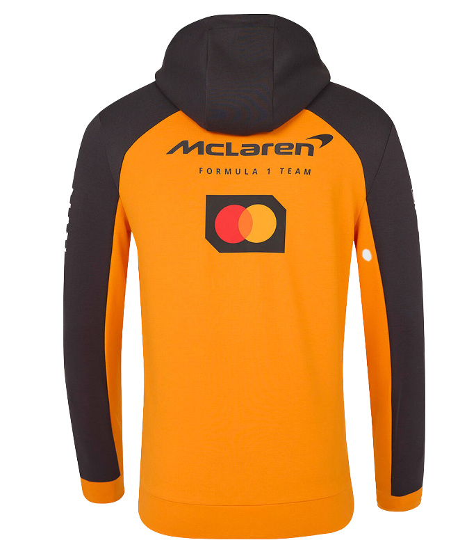 McLaren 2025 Orange/Blue Hooded Jumper