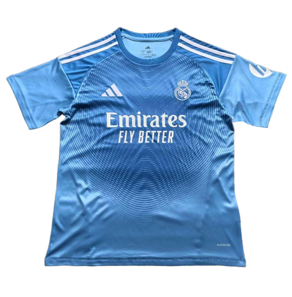 *NEW* 2025/26 Real Madrid Blue Goalkeeper Jersey - Fan Version