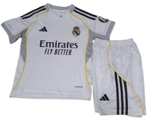 *NEW* 2025/26 Real Madrid Home Kids Kit