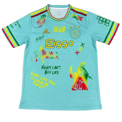 *NEW* 2025 Ajax Bob Marley Aqua Jersey - Fan Version