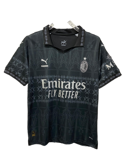2024/25 AC Milan x Pleasures Dark Jersey - Fan Version