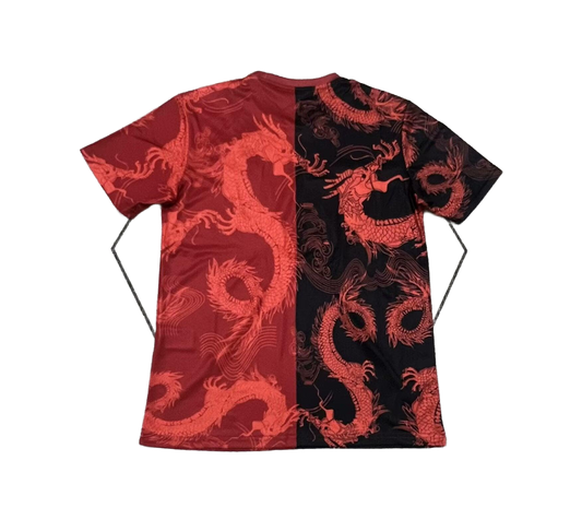 Real Madrid Limited Edition Black/Red Dragon Jersey - Fan Version