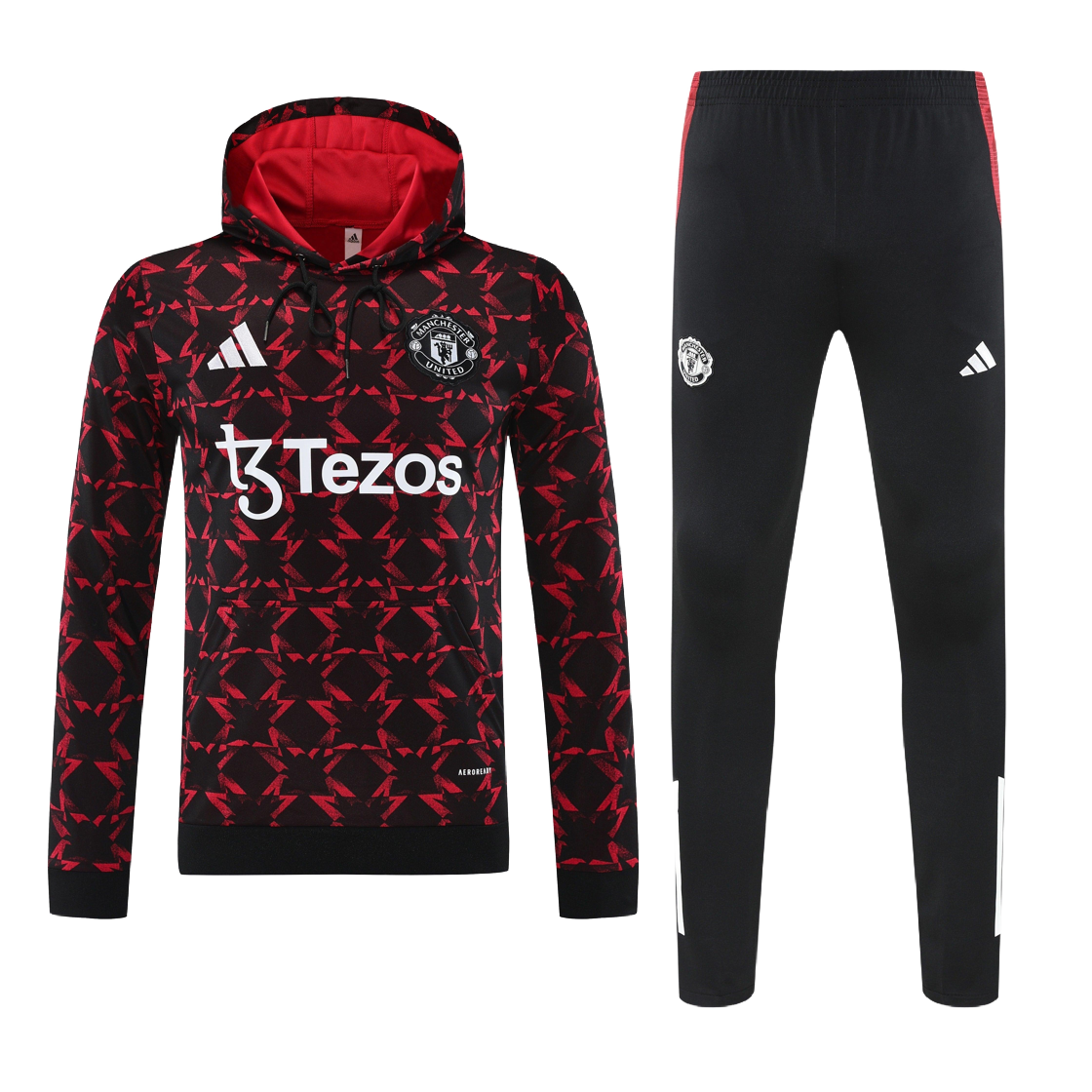 Manchester United 2024/25 M Pattern Hooded Tracksuit [Adults]
