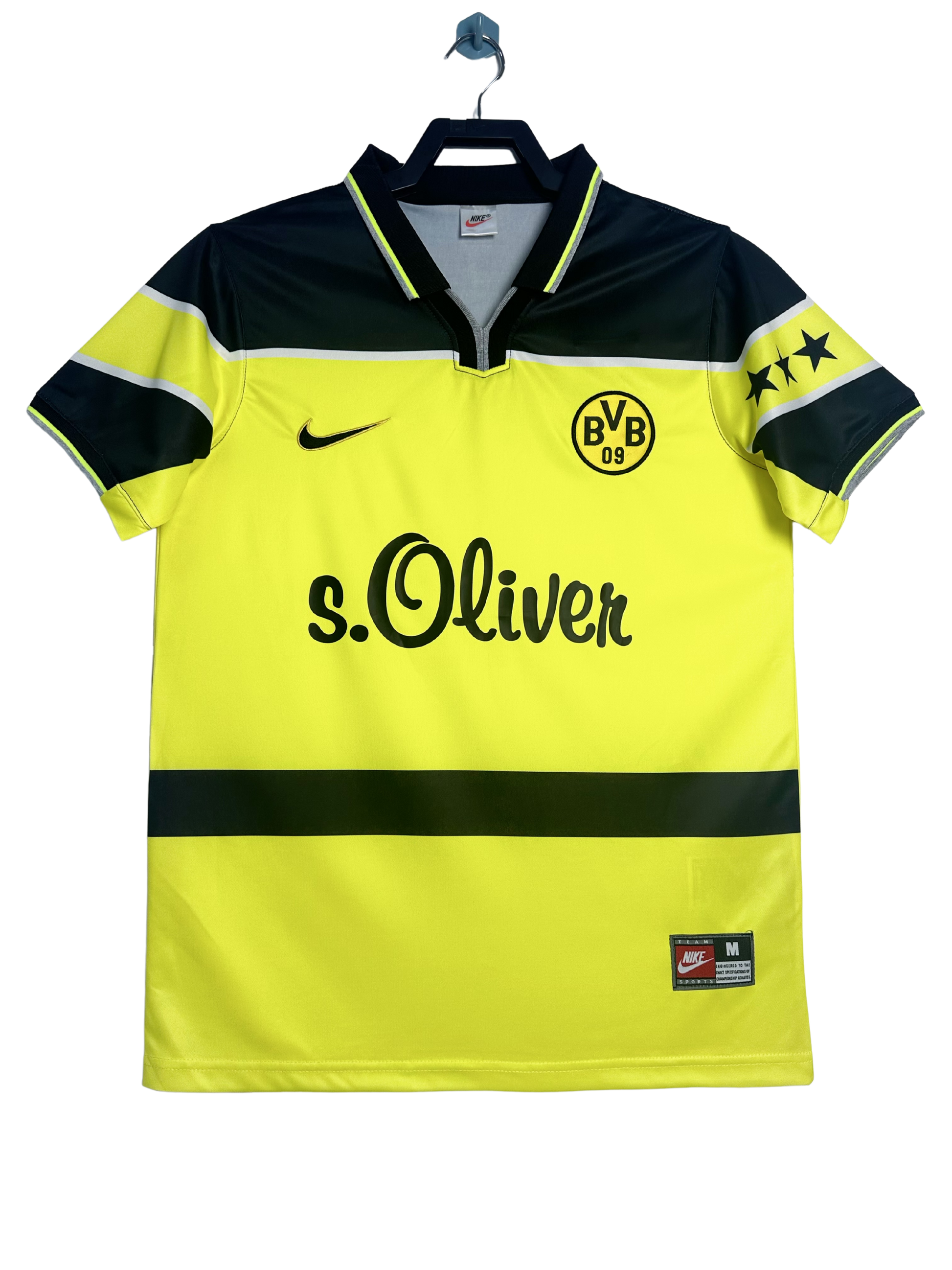 Borussia Dortmund Retro 1997 Home Jersey