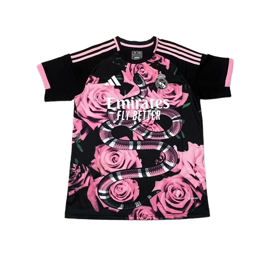 Real Madrid Limited Edition Pink Roses Jersey - Fan Version