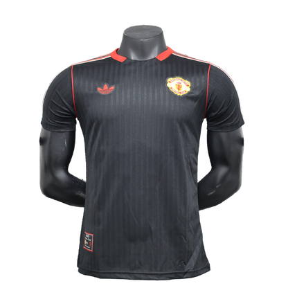 2025 Manchester United Terrace Icons Black Jersey - Player Version