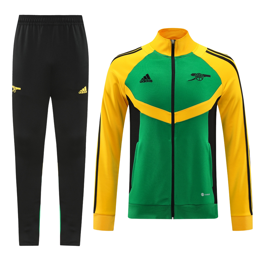 Arsenal 2024/25 Tracksuit Green/Yellow [Adults]