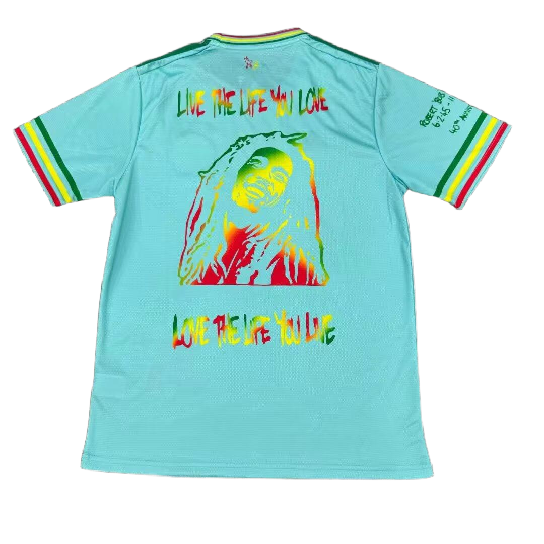 *NEW* 2025 Ajax Bob Marley Aqua Jersey - Fan Version