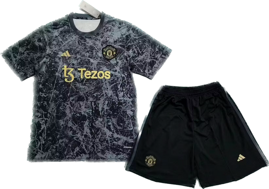 2024/25 Manchester United X Stone Roses Pre Match Kids Kit